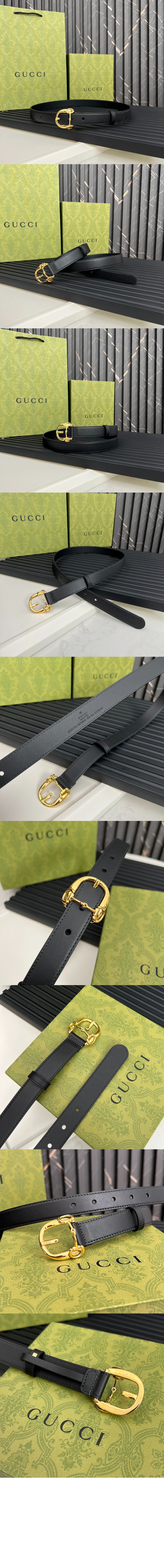 홀스빗 버클 씬 레더벨트 633125 > 구찌