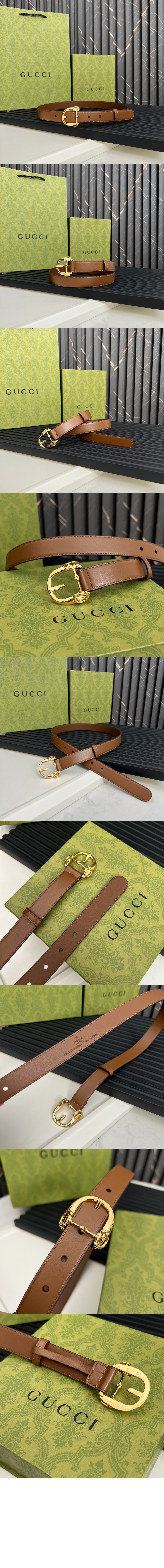 홀스빗 버클 씬 레더벨트 633125 > 구찌