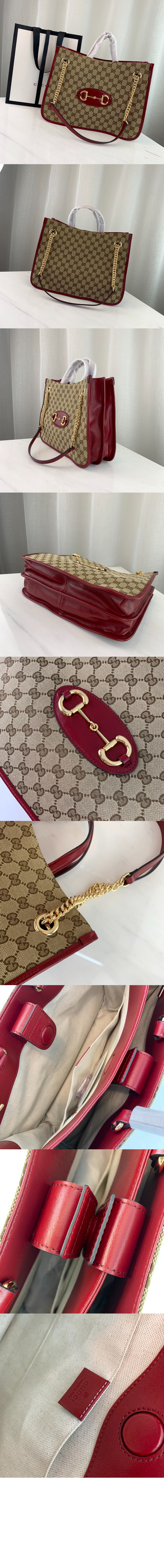 홀스빗 1955 미듐 토트백 621144 > Horsebit 1955 - 홀스빗 1955