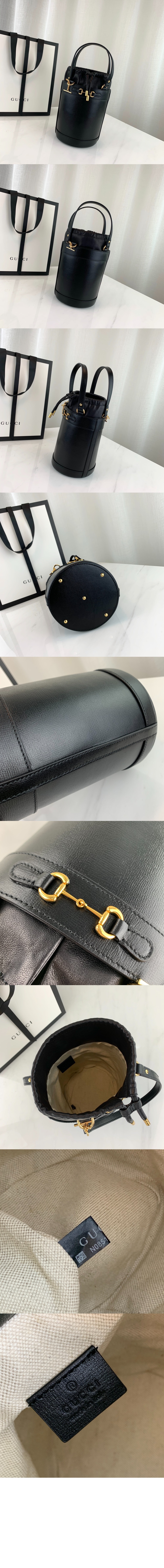 홀스빗 1955 스몰 버킷백 레더 637115 > Horsebit 1955 - 홀스빗 1955