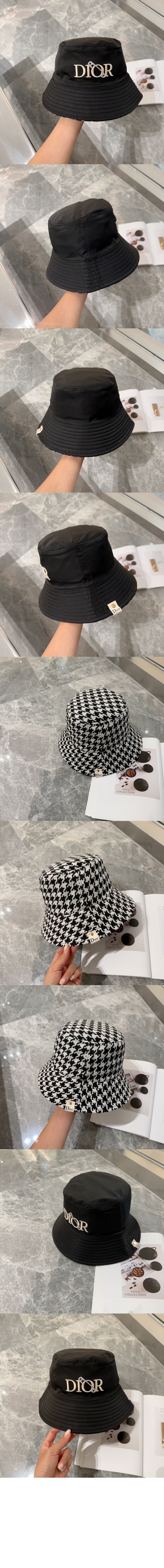 양면 디올 로고 버킷햇 68UL1 > 디올