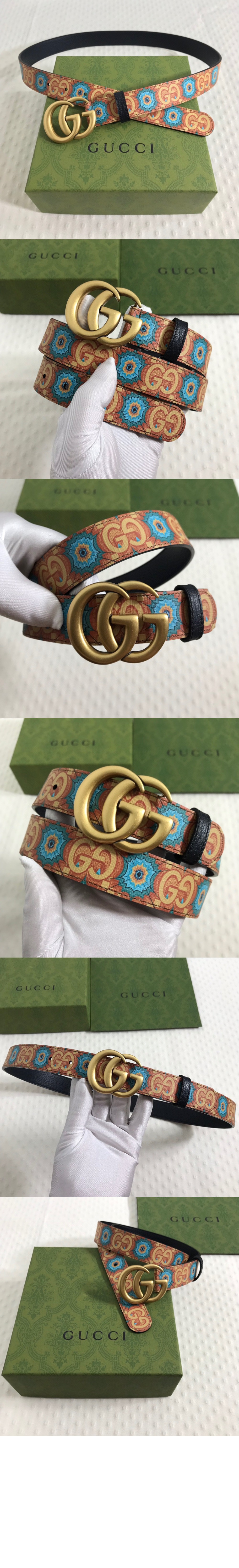 100 스페셜 더블 G버클 벨트 625839 > 구찌