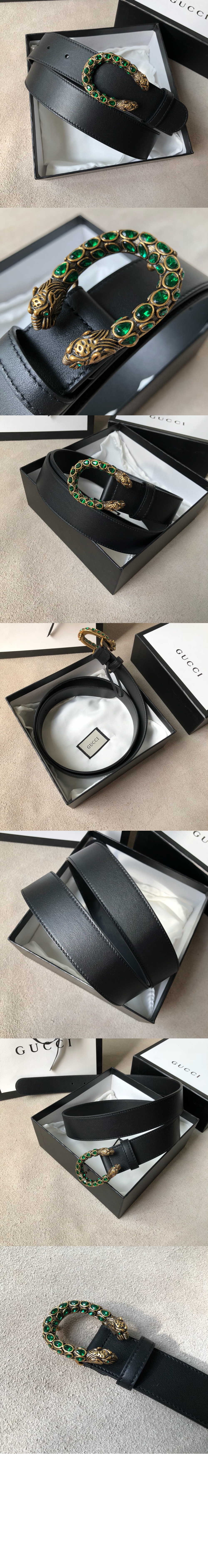 버클 동물 패턴 벨트 432142 > 구찌