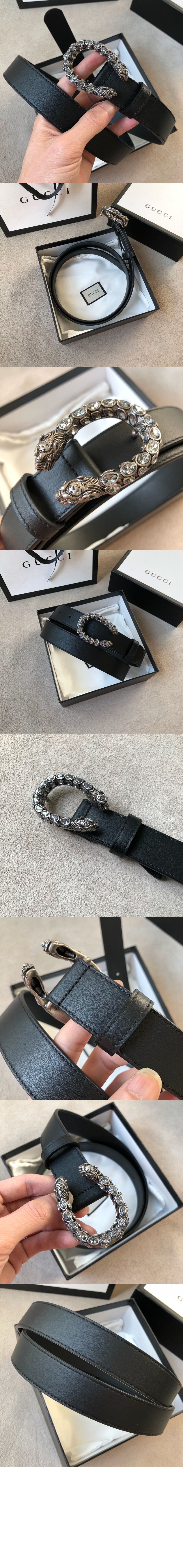 버클 동물 패턴 벨트 432142 > 구찌