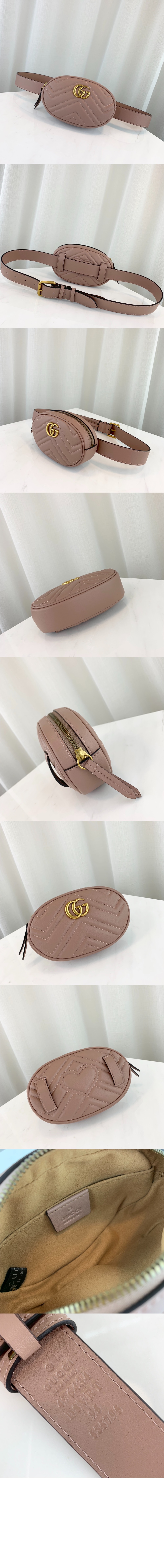 GG마몽 마틀라세 벨트백 476434 > GG Marmont - GG 마몽