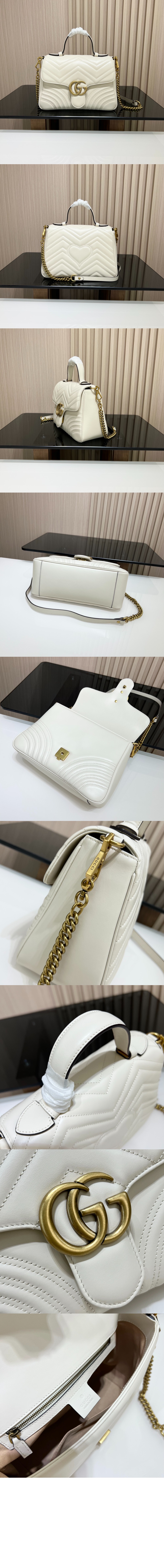 GG 마몽 스몰 탑핸들백 498110 > GG Marmont - GG 마몽