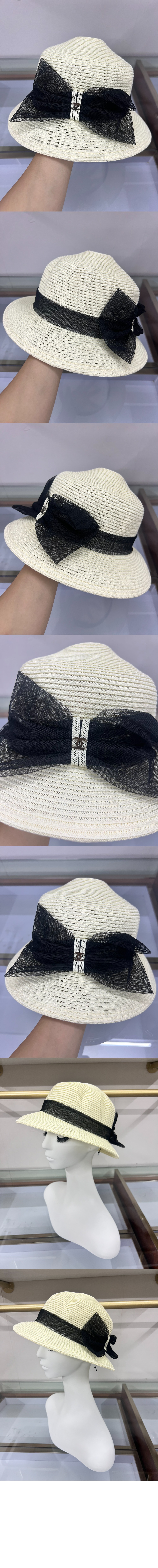 밀짚모자 선캡 AA1473 > 샤넬