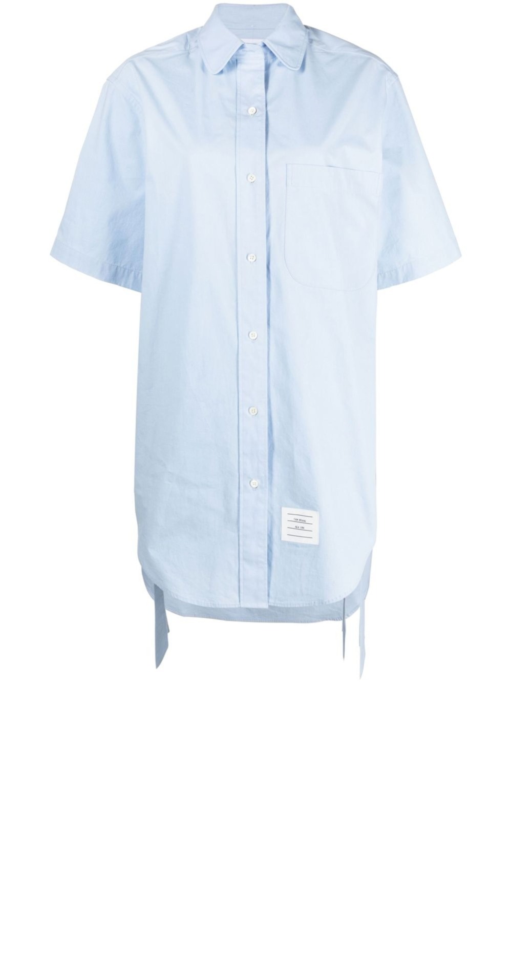 로고 프린트 반팔 > 톰브라운