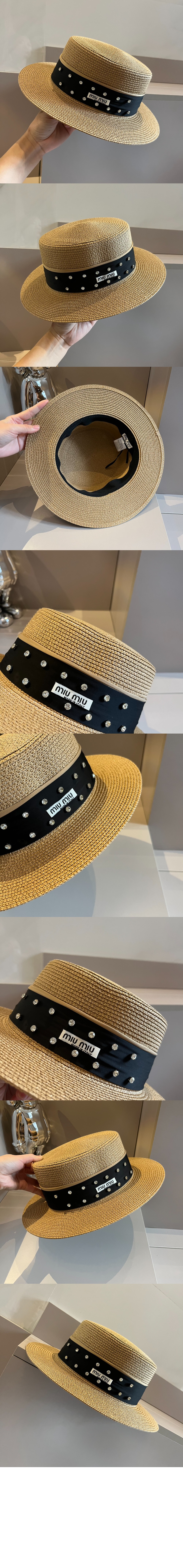 밀짚모자 선캡 5HC153 > 미우미우