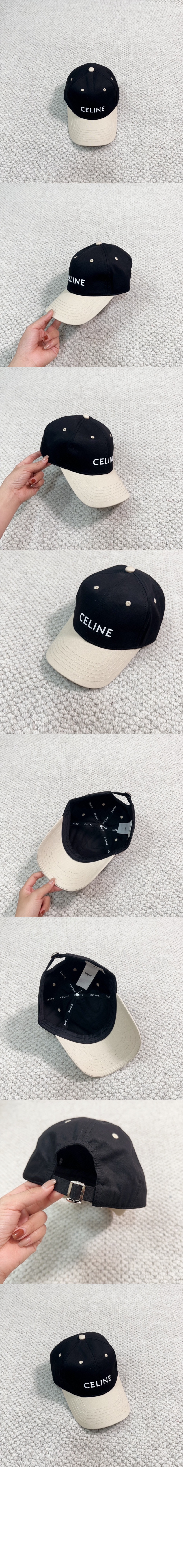 로고 베이스볼 캡 2AUT47 > 셀린느