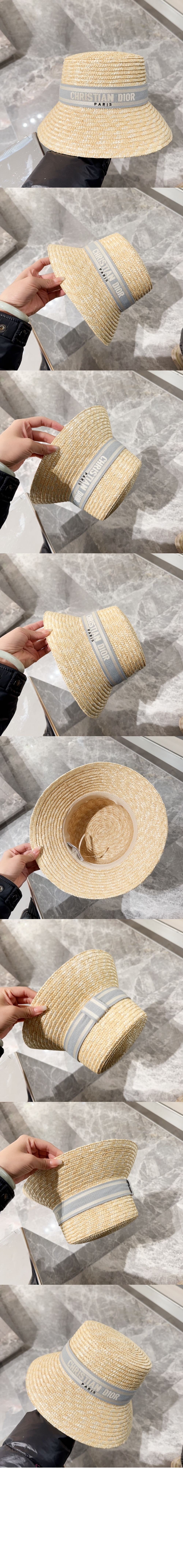 좁은 챙 모자 35DBP > 디올