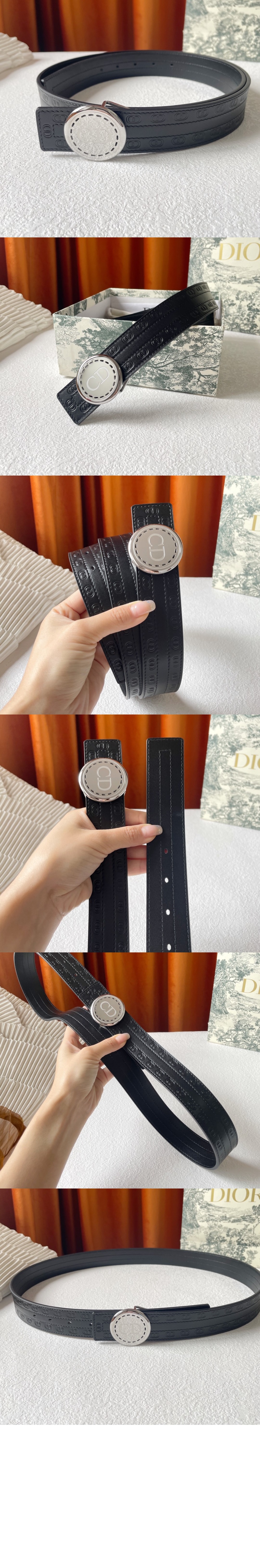 CD 로고 벨트 44SDJ > 디올