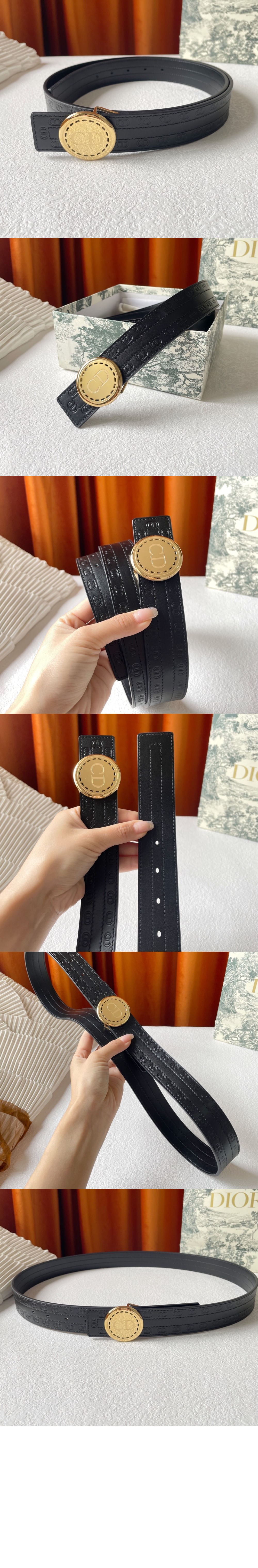 CD 로고 벨트 44SDJ > 디올