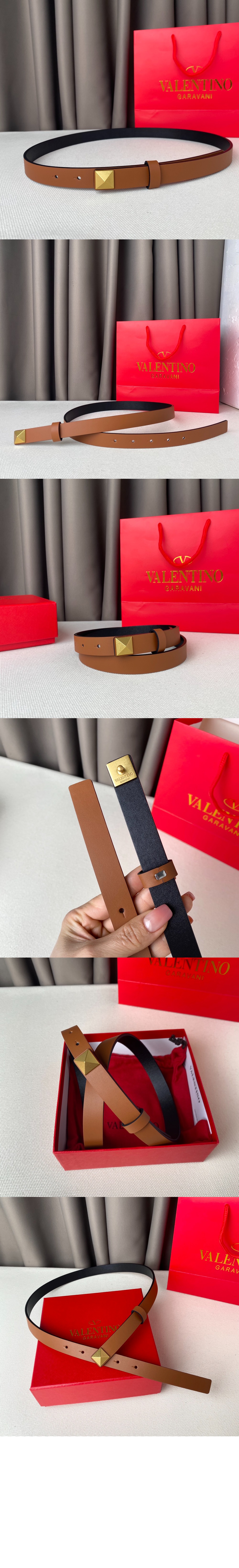 로만스터드 리버서블 벨트 > 발렌티노