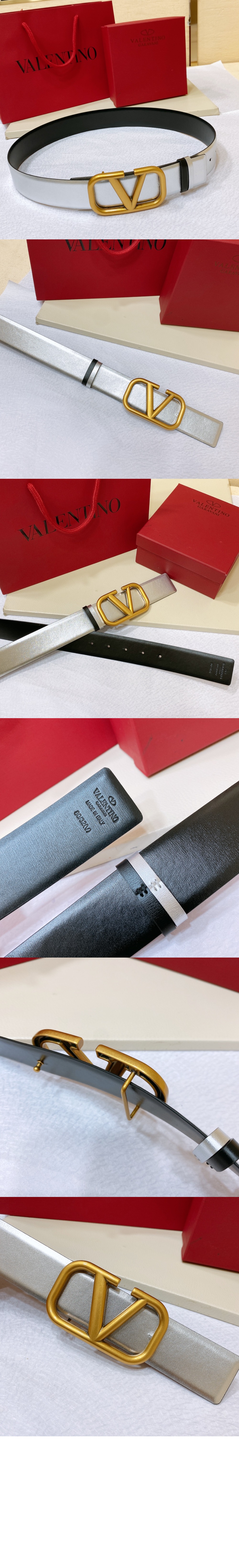 브이로고 리버서블 벨트 > 발렌티노