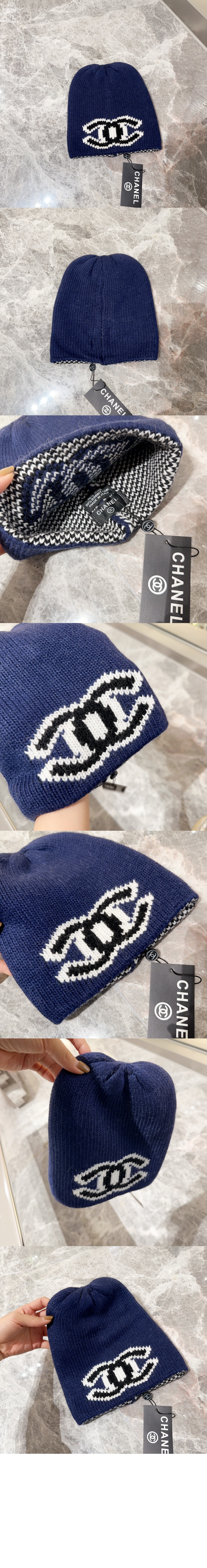 니트모자 AA4371 > 샤넬
