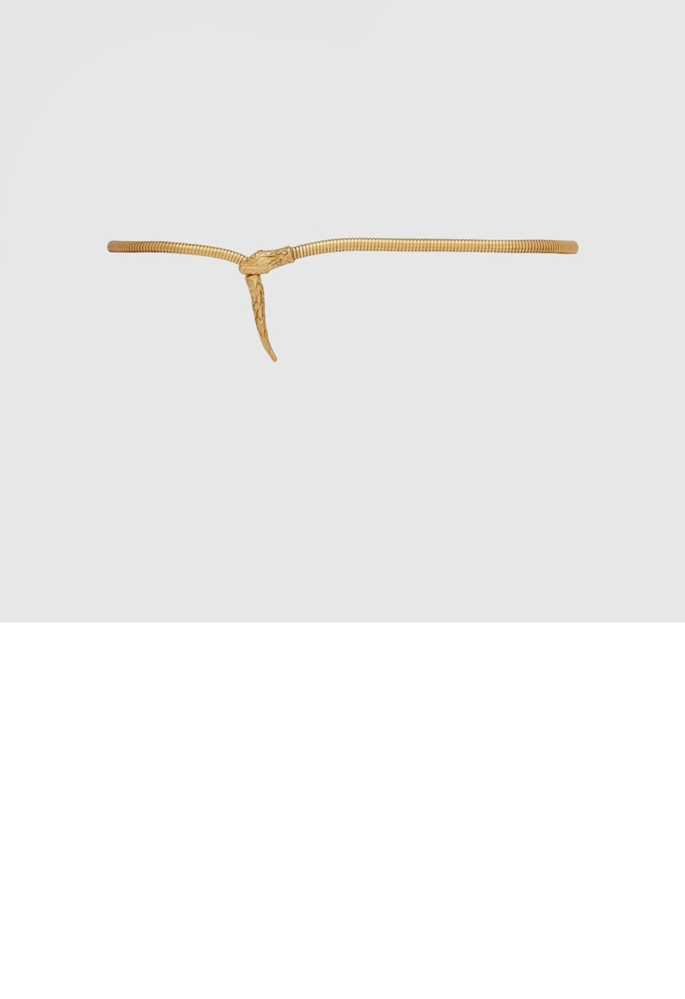 스네이크 헤드 스네이크 테일 메탈 체인 벨트 701155 > 생로랑