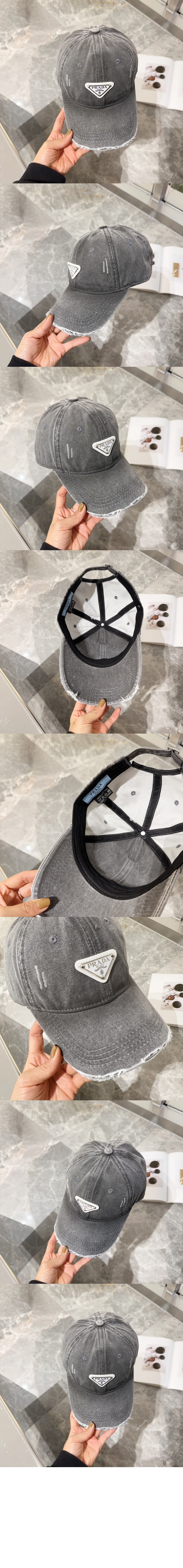 데님 베이스볼 캡 1HC261 > 프라다