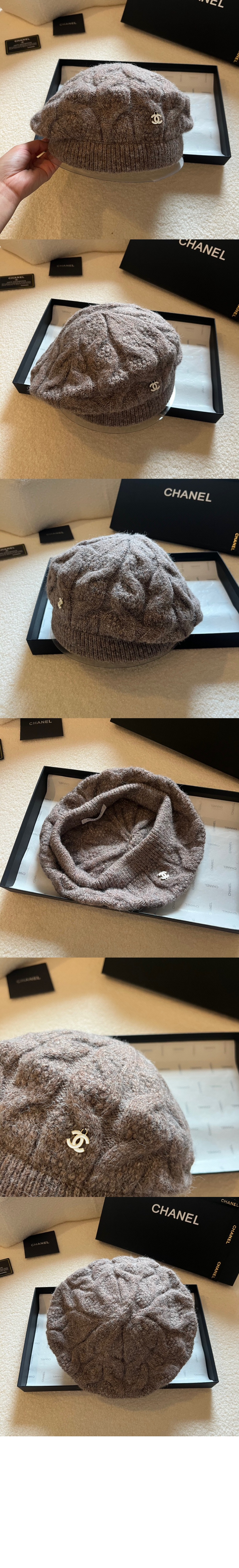 니트 베레모 AA3738 > 샤넬