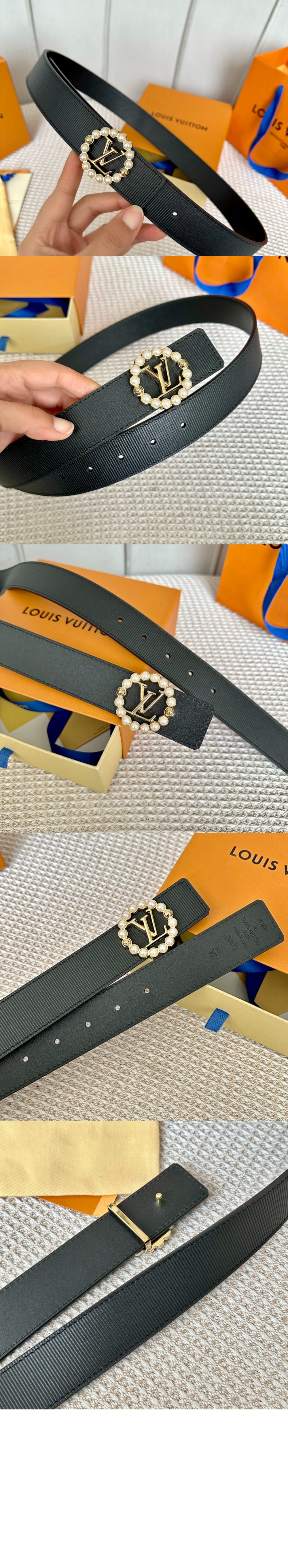 LV 비딩 양면 벨트 M8304W > 루이비통