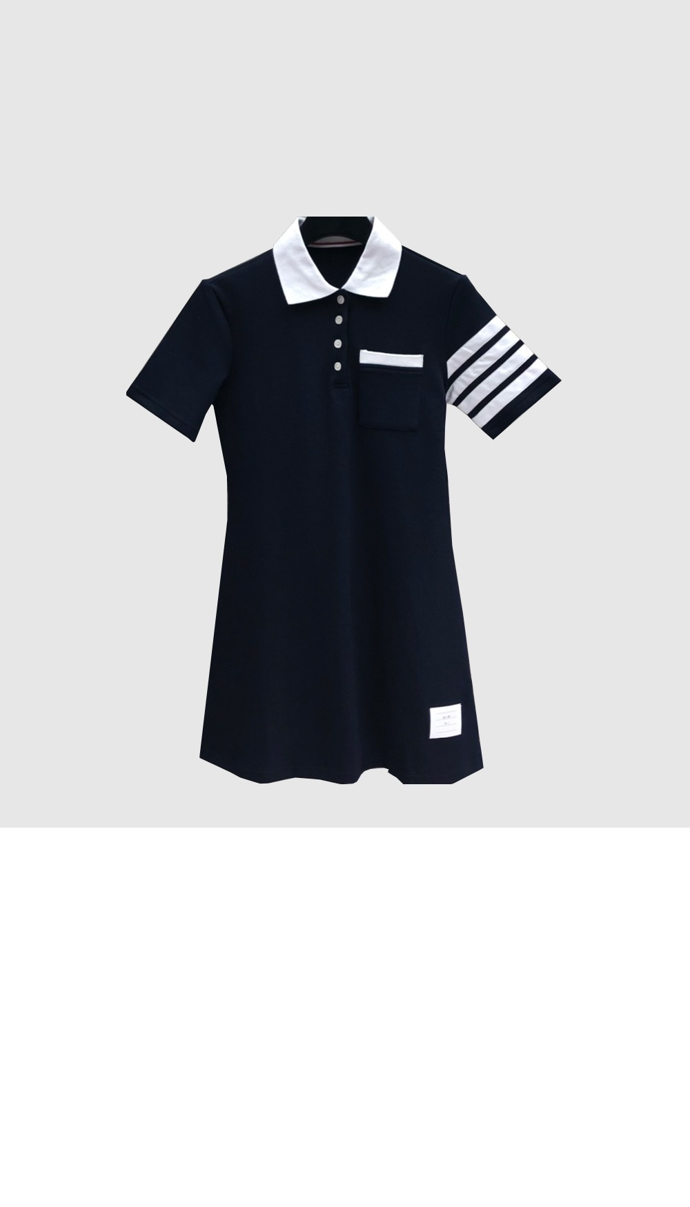 플라워 프린트 원피스 > 톰브라운