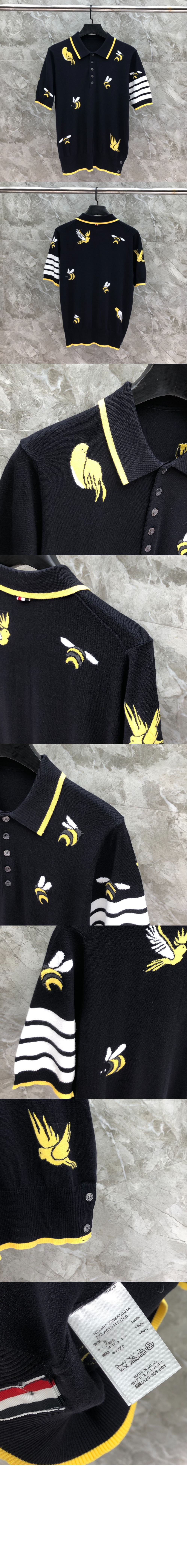 프린트 니트 톱 > 톰브라운