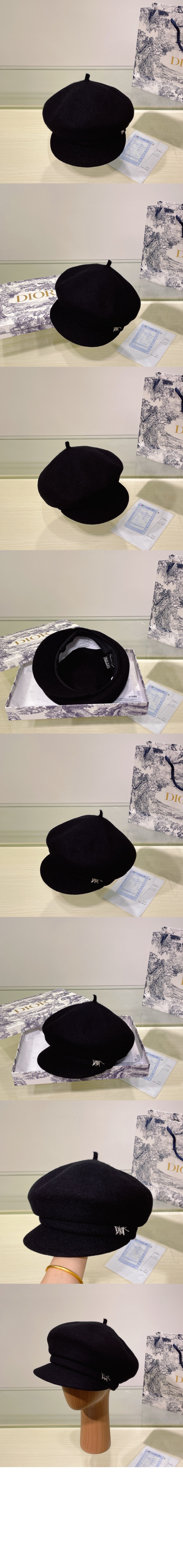 팔각 모자 5U3P9 > 디올