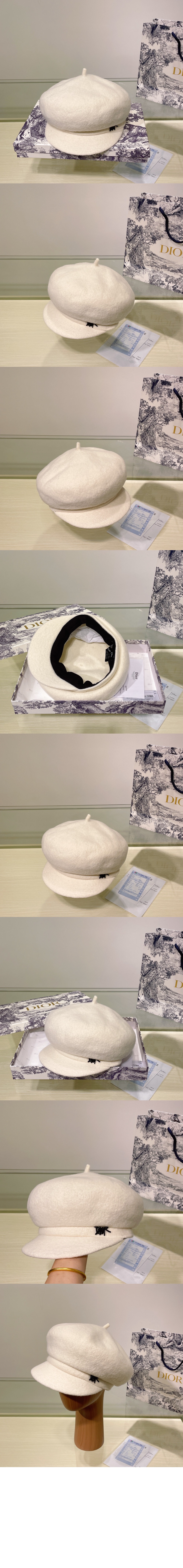 팔각 모자 5U3P9 > 디올