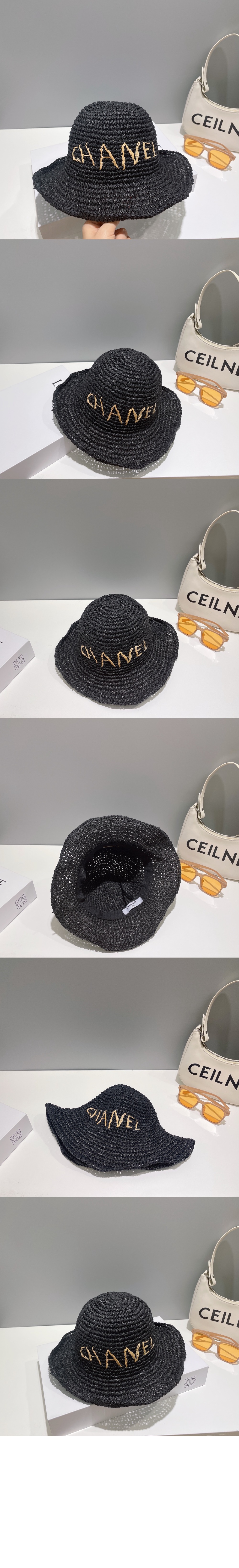 밀짚모자 선캡 AA5541 > 샤넬