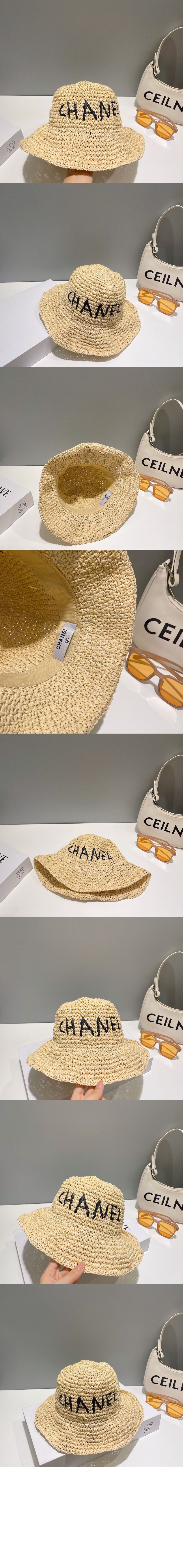 밀짚모자 선캡 AA5541 > 샤넬