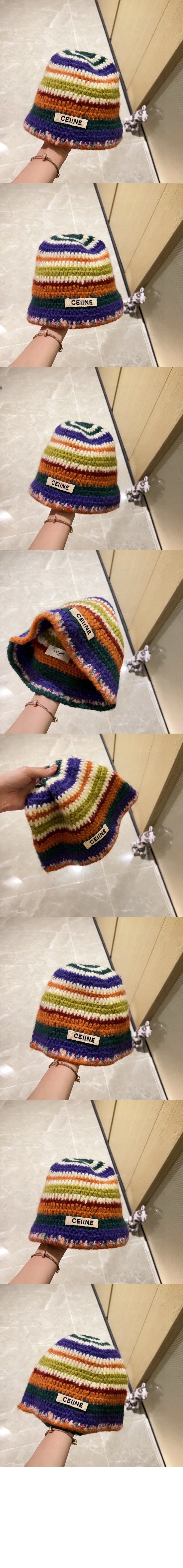 니트 스트라이프 캡 2A59U3 > 셀린느