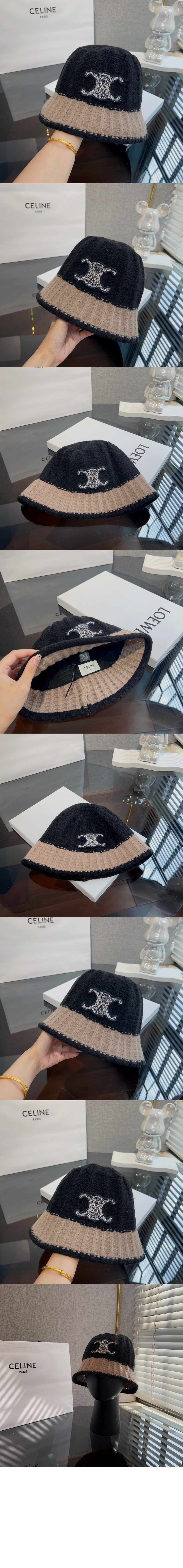 니트 스트라이프 캡 2A38B7 > 셀린느