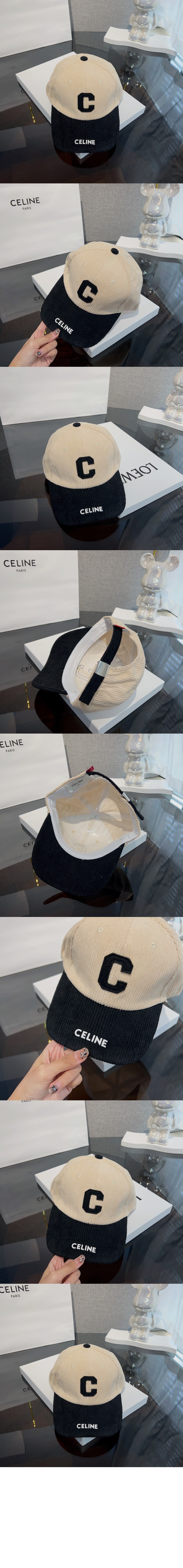 베이스볼 캡 2A5U3B > 셀린느