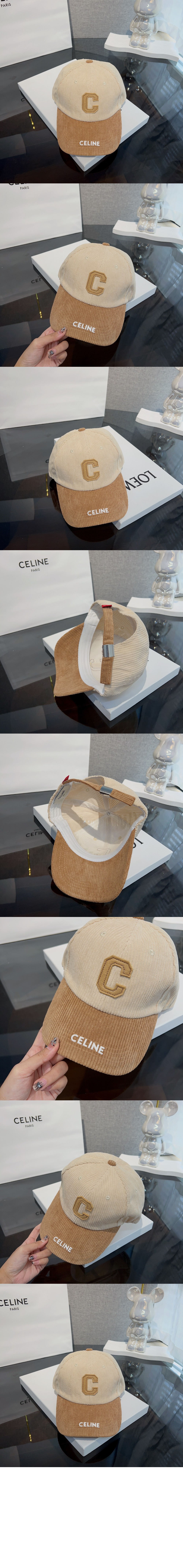 베이스볼 캡 2A5U3B > 셀린느