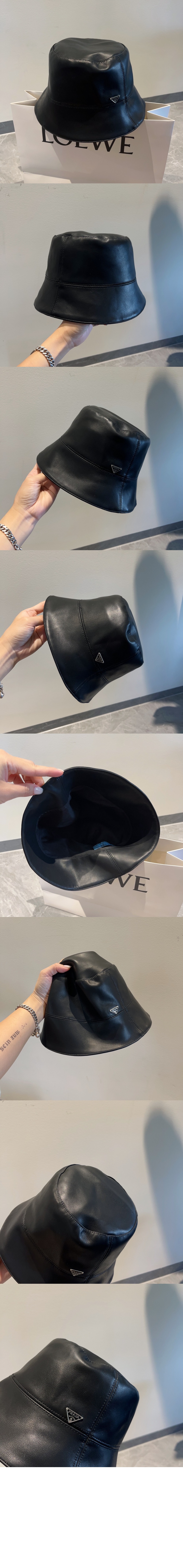 가죽 버킷햇 2HC482 > 프라다