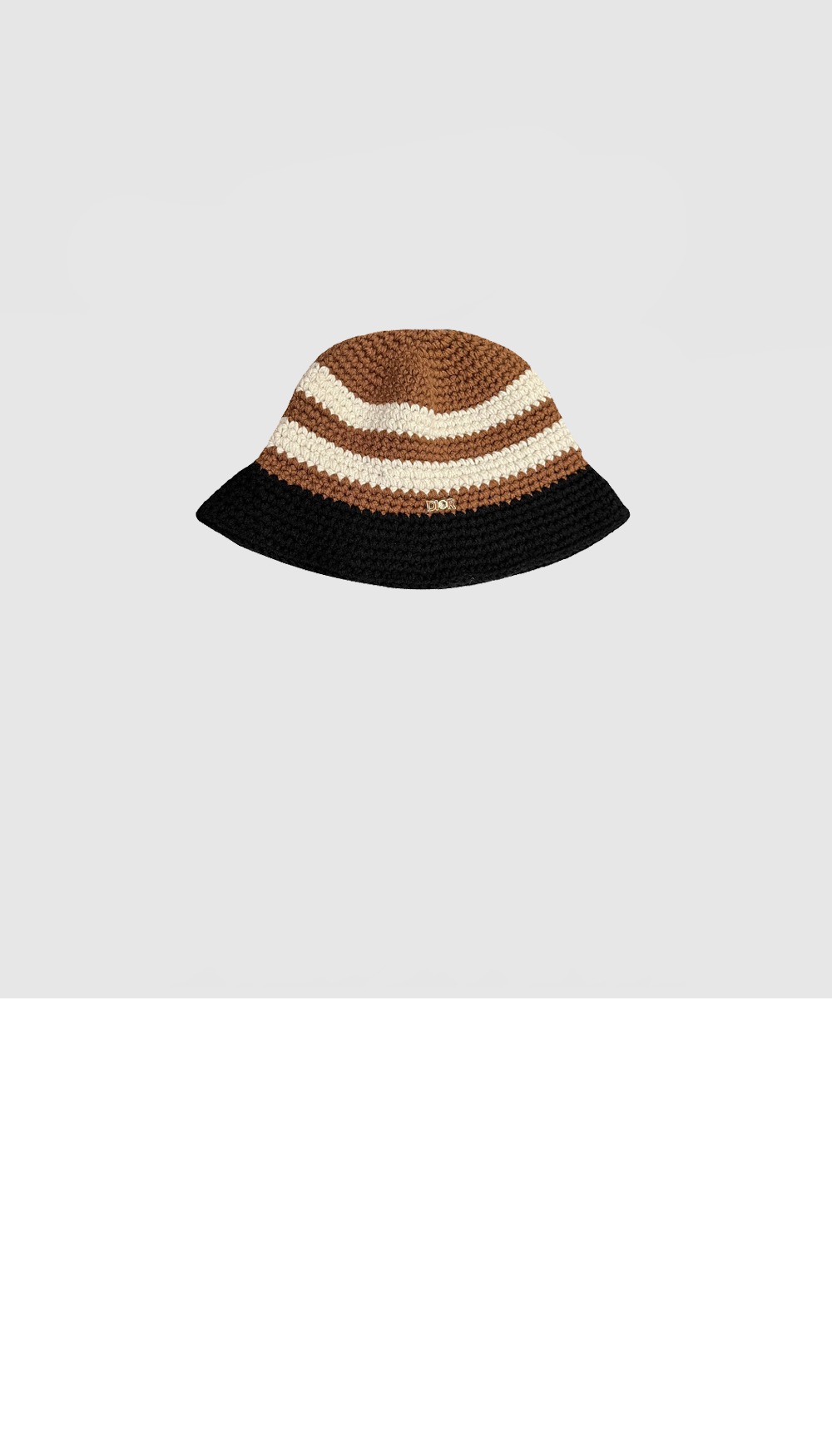 니트 스트라이프 캡 4PU3B > 디올