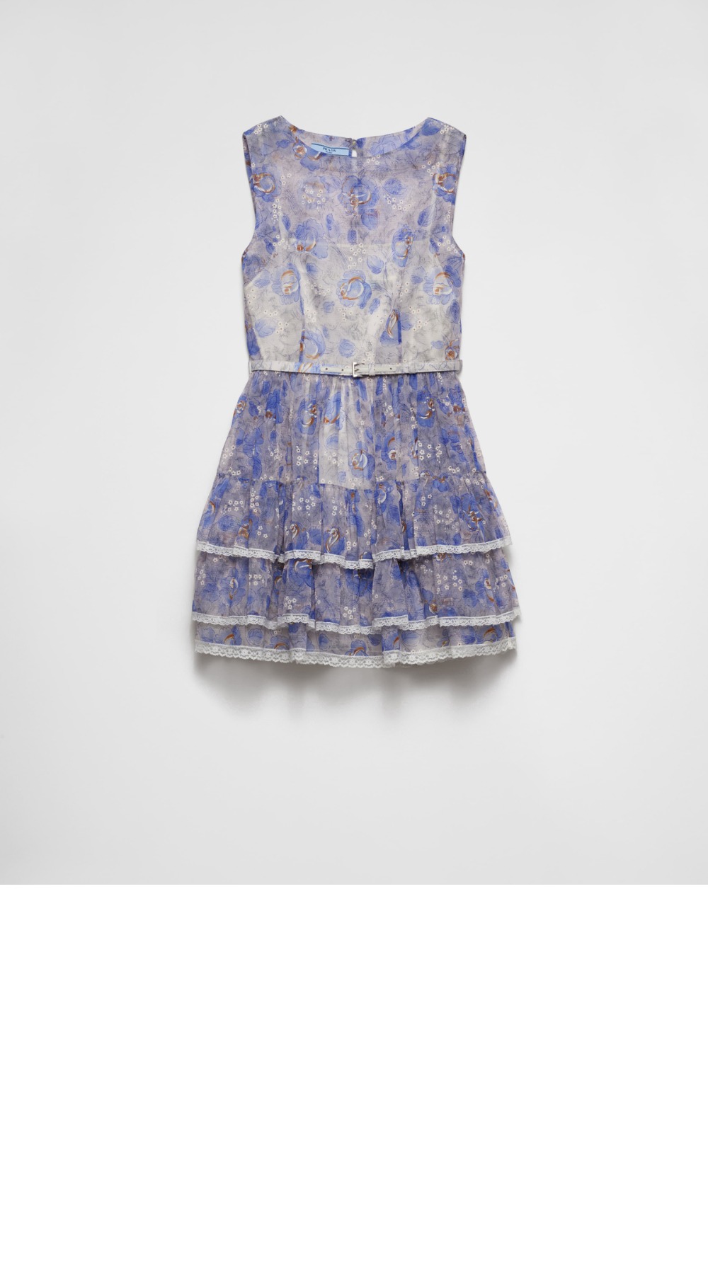 플라워 프린트 원피스 > 프라다