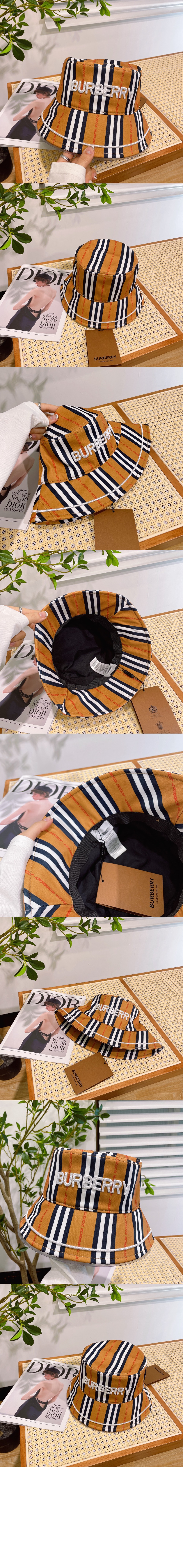 빈티지 체크 버킷햇 8045231 > 버버리