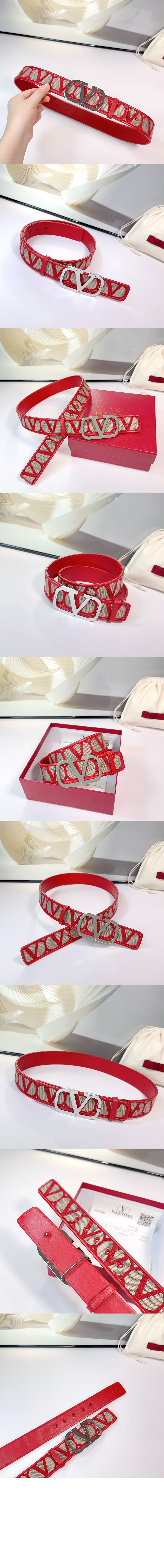 V 로고 벨트 > 발렌티노