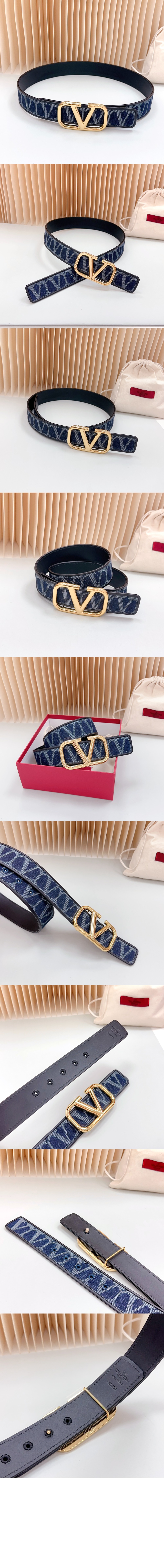 V 로고 벨트 > 발렌티노