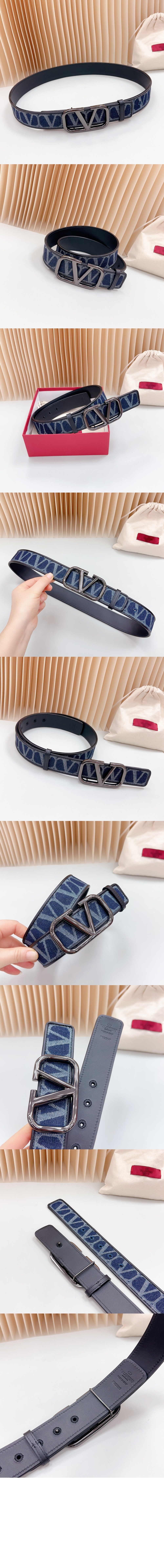 V 로고 벨트 > 발렌티노