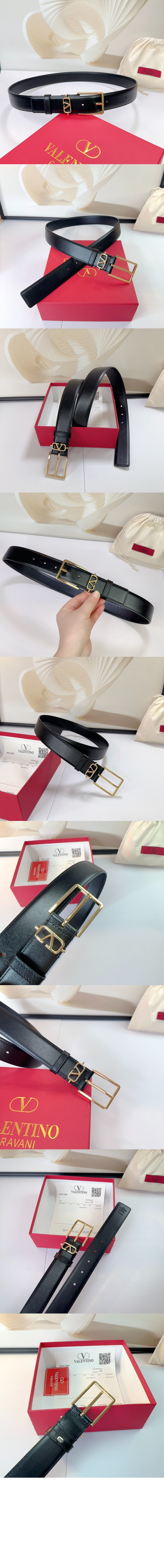 V 로고 벨트 > 발렌티노