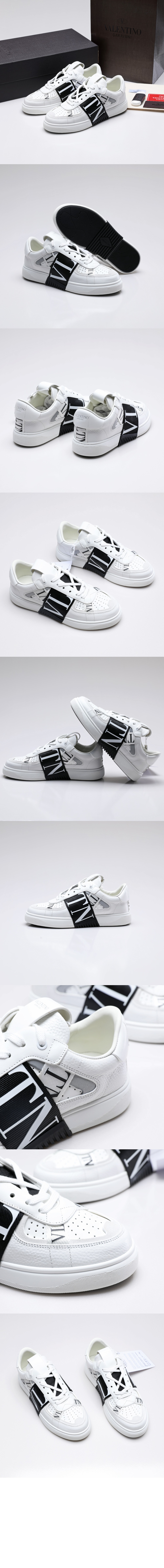 VLTN 로우탑 카프스킨 스니커즈 WW2SOV > VLTN - VLTN