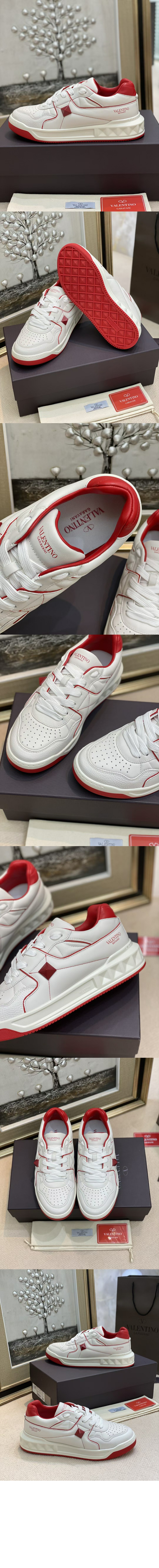 나파 가죽 원 스터드 로우탑 스니커즈 WY2SOE > One Stud - 원 스터드