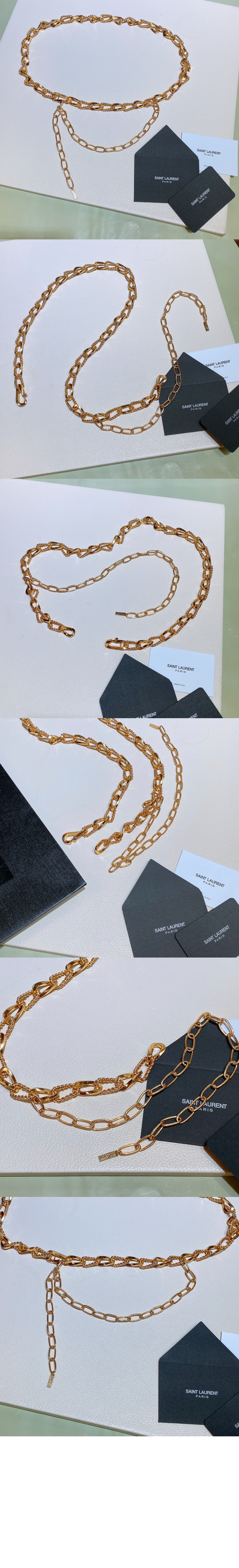 메탈 이중 체인 벨트 660507 > 생로랑