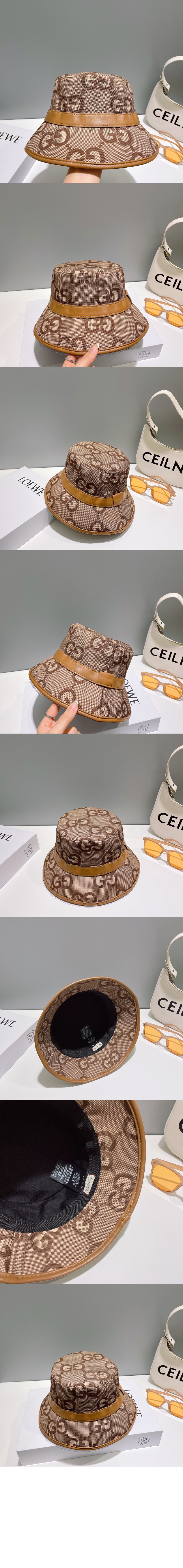 점보 GG 캔버스 버킷햇 948914 > 구찌