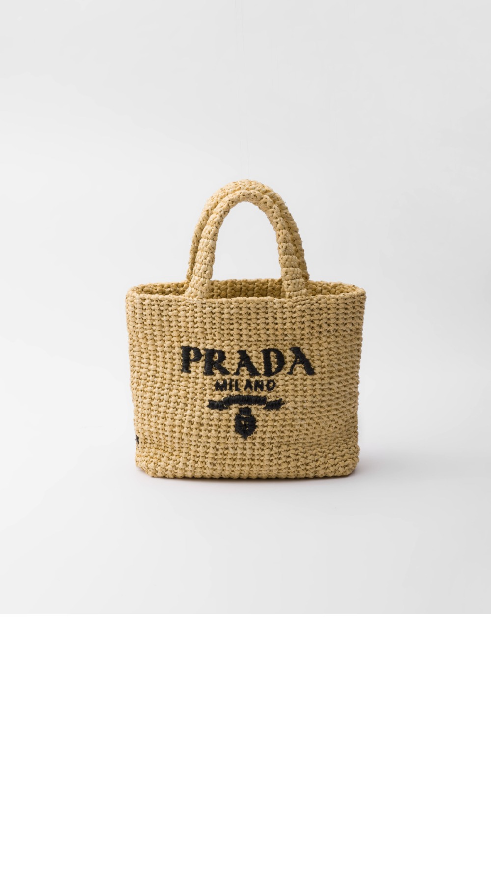 스몰 크로셰 토트백 1BG422 > Raffia Crochet - 라피아크로셰