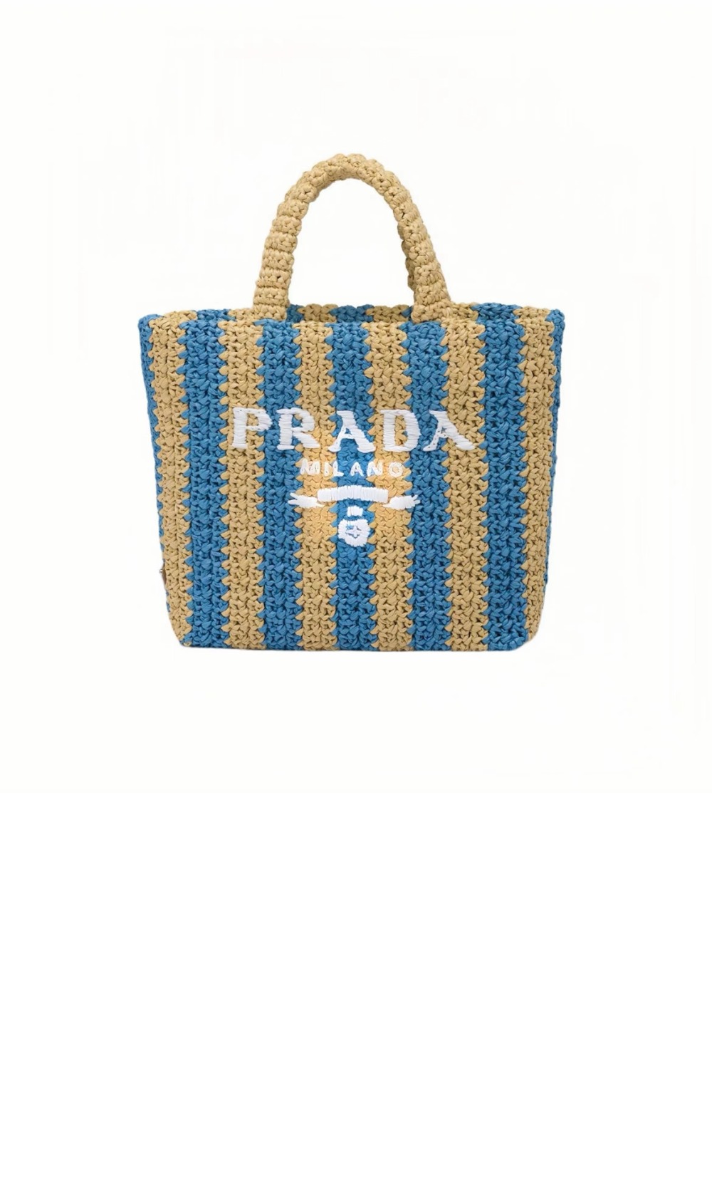 스몰 크로셰 토트백 1BG422 > Raffia Crochet - 라피아크로셰