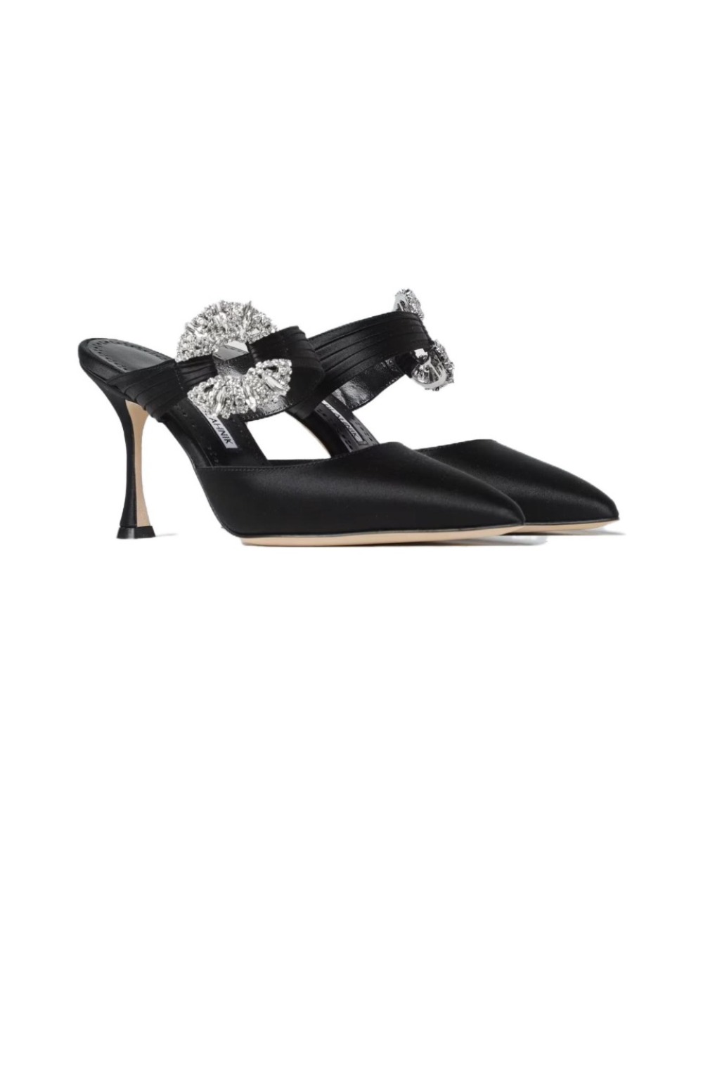 크리스털 버클 뮬 > Pumps - 펌프스