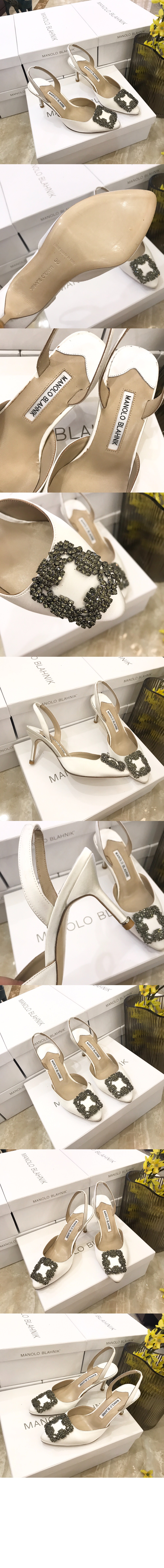 새틴 주얼 버클 뮬 > Pumps - 펌프스